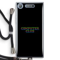 Retro: Sony Xperia XZ1 Transparant Hoesje met koord