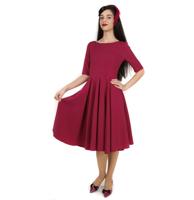 Hepburn Dress Berry Shortsleeve-40 (NL)/ 14 (UK) | 33% korting - thumbnail