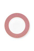 Pip Studio Royal Stripes Ontbijtbord Donkerroze 21cm Pip Studio Royal Stripes Ontbijtbord Donkerroze 21cm