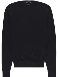 TOM FORD pull en coton à col rond - Noir