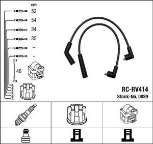 Bougiekabelset RCRV414