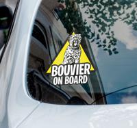 Bouvier aan boord autosticker