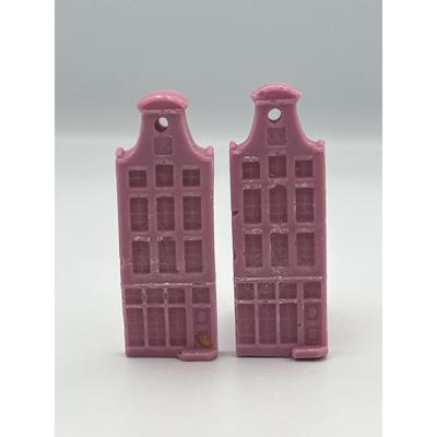 Vos Decorations Huisje geur almond set a 2