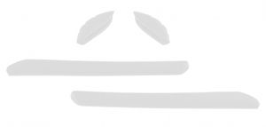 Lazer reserveset fietsbril AR2 wit