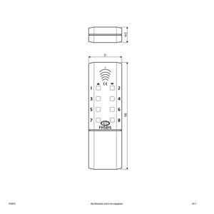 EVN FHS815 Afstandsbediening FHS815 1 stuk(s)