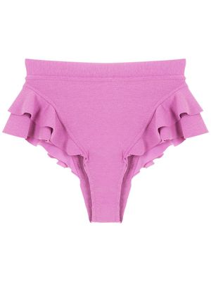 Clube Bossa bas de bikini Turbe à taille haute - Rose