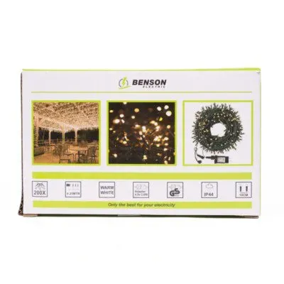 Benson LED Diamant Lichtsnoer Wit - 25 Meter Benson LED Diamant Lichtsnoer Wit - 25 Meter