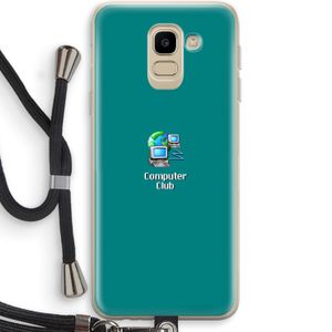 Win98: Samsung Galaxy J6 (2018) Transparant Hoesje met koord