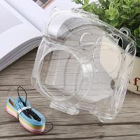 Crystal Shell beschermhoes met riem voor FUJIFILM instax mini 7S (transparant)
