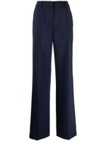 Off-White pantalon ample en laine vierge - Bleu - thumbnail