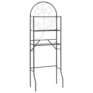 VidaXL Badkamerrek 60x33x174 cm zwart