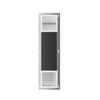 Wiesbaden Toiletrolhouder Zonder Klep en Reserverolhouder Inbouw Rocko Mat Wit