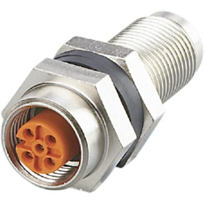ifm Electronic E73009 Wanddoorvoering Aantal polen (sensoren): 5, 5 Stekker, recht, Bus, recht 1 stuk(s)