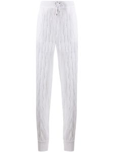 Brunello Cucinelli pantalon en maille torsadée - Blanc