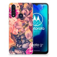 Motorola Moto G8 Power Lite TPU Case Bosje Bloemen - thumbnail