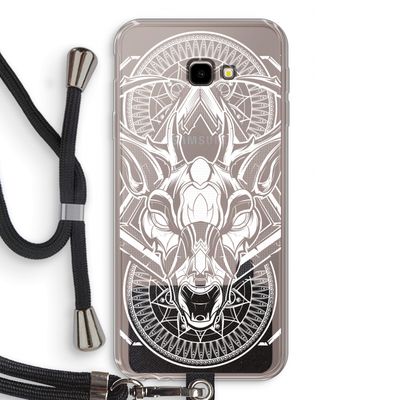 Oh Deer: Samsung Galaxy J4 Plus Transparant Hoesje met koord