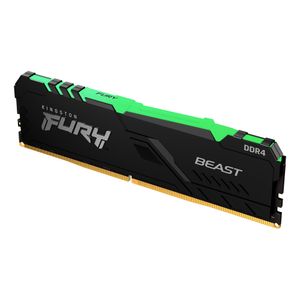 Kingston Technology FURY Beast RGB geheugenmodule 16 GB 2 x 8 GB DDR4 2666 MHz