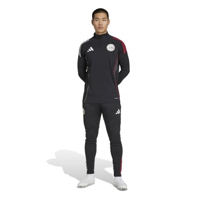 adidas Ajax Trainingspak 1/4-Zip 2025-2026 Zwart Wit Rood