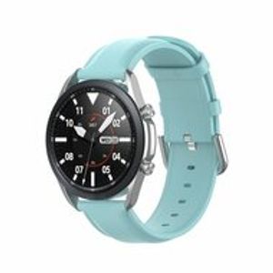 Classic leren bandje - Blauw - Samsung Galaxy Watch 5 (Pro) - 40mm / 44mm / 45mm