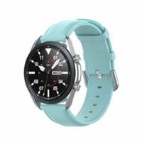 Classic leren bandje - Blauw - Samsung Galaxy Watch 5 (Pro) - 40mm / 44mm / 45mm - thumbnail