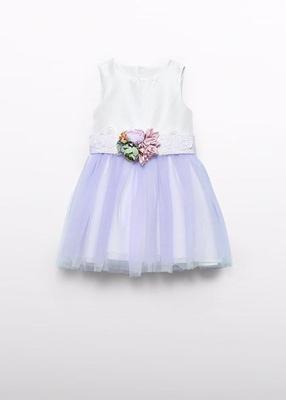 Abel & Lula Zomer jurk meisjes - lilac paars