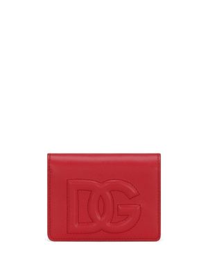 Dolce & Gabbana portefeuille à logo DG - Rouge