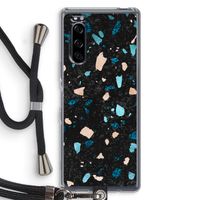 Terrazzo N°11: Sony Xperia 5 Transparant Hoesje met koord Terrazzo N°11: Sony Xperia 5 Transparant Hoesje met koord