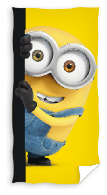 Minion strandlaken geel 70x140cm Minion strandlaken geel 70x140cm