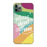 Don't call: Volledig geprint iPhone 11 Pro Max Hoesje