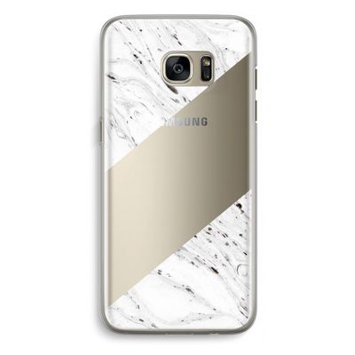 Biggest stripe: Samsung Galaxy S7 Edge Transparant Hoesje