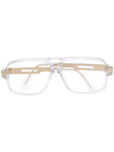 Cazal lunettes de vue à monture rectangulaire - Blanc