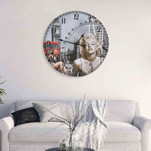 VidaXL Wandklok vintage stijl 60 cm