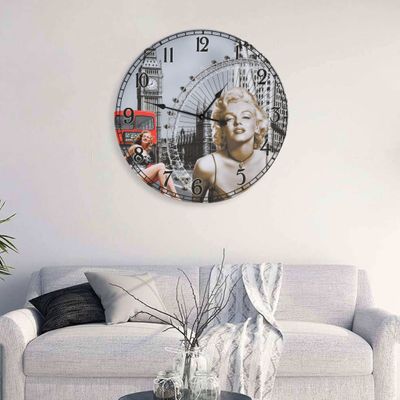VidaXL Wandklok vintage stijl 60 cm