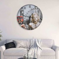 VidaXL Wandklok vintage stijl 60 cm
