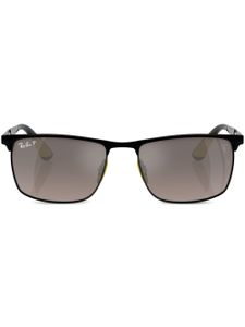 Ray-Ban lunettes de soleil Chromance àplaque logo - Noir