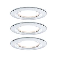Paulmann Nova Inbouwlamp voor badkamer Set van 3 stuks 6.5 W Chroom (glanzend) - thumbnail
