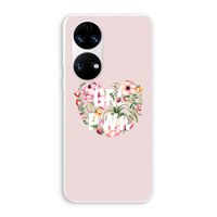 GRL PWR Flower: Huawei P50 Transparant Hoesje