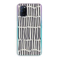 Moroccan stripes: Oppo A72 Transparant Hoesje