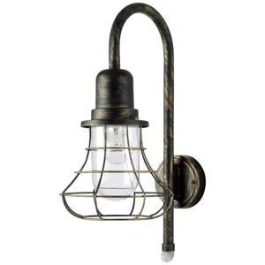 ECO-Light BIRD 1901-PIR BG Buitenlamp met bewegingsmelder (wand) E27 Goudbruin