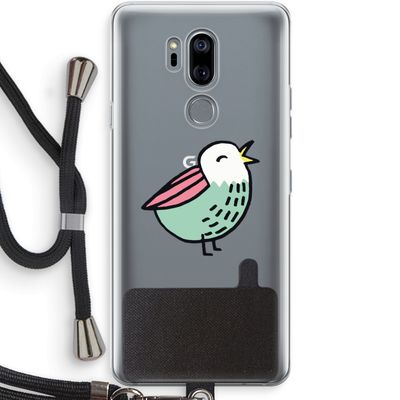 Birdy: LG G7 Thinq Transparant Hoesje met koord