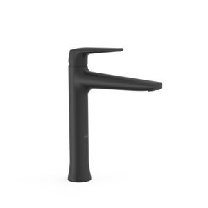 Wastafelkraan Tres Fuji | Opbouw | Mengkraan | Hoog model | 1-hendel | Zwart mat