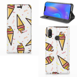 Huawei P Smart Plus Flip Style Cover Icecream