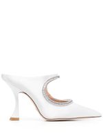 Stuart Weitzman escarpins Xcurve à ornements en cristal - Blanc - thumbnail