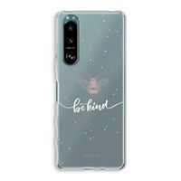 Be(e) kind: Sony Xperia 5 III Transparant Hoesje