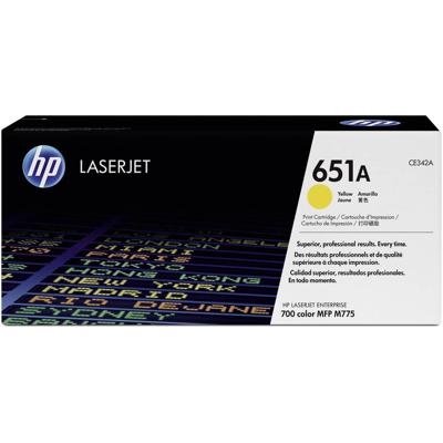 HP 651A CE342A Toner Geel 16000 bladzijden Origineel Tonercassette