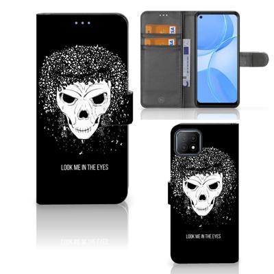 Telefoonhoesje met Naam OPPO A73 5G Skull Hair Telefoonhoesje met Naam OPPO A73 5G Skull Hair