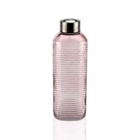 Waterfles Versa Roze Glas Aluminium 1 L 8,3 x 23,5 x 8,3 cm