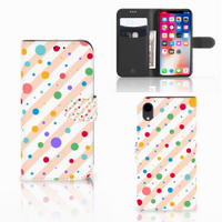 Apple iPhone Xr Telefoon Hoesje Dots - thumbnail