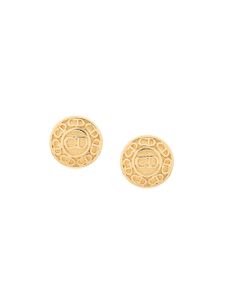 Christian Dior Pre-Owned boucles d'oreille à motif monogrammé