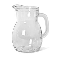 Sapkan/waterkan karaf klein - 500 ml - glas - schenkkannen - 12 x 10 x 14 cm